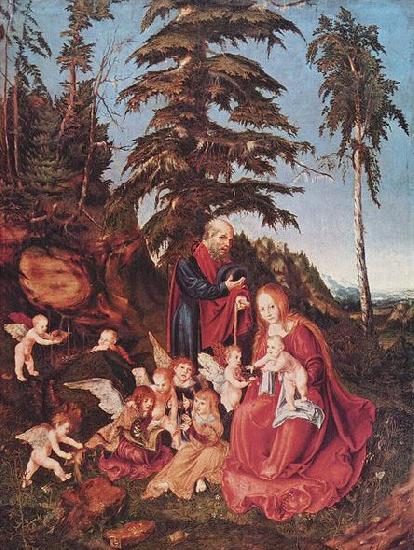 Lucas Cranach The Rest on The Flight into Egypt Spain oil painting art